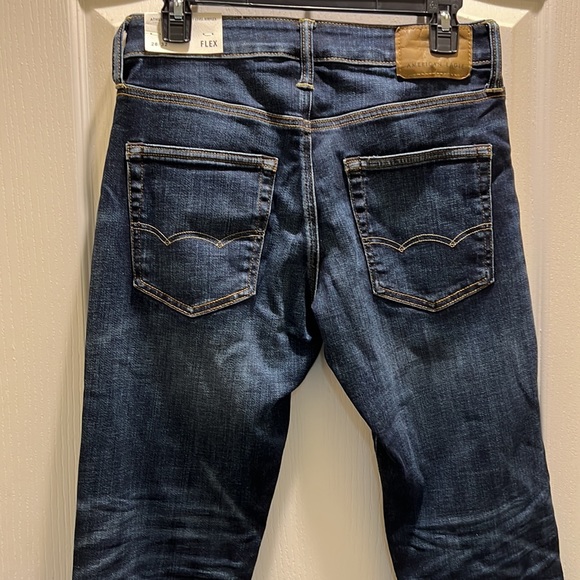 NWT American Eagle Athletic Next Level Airflex Dark Wash jeans. - Picture 5 of 16